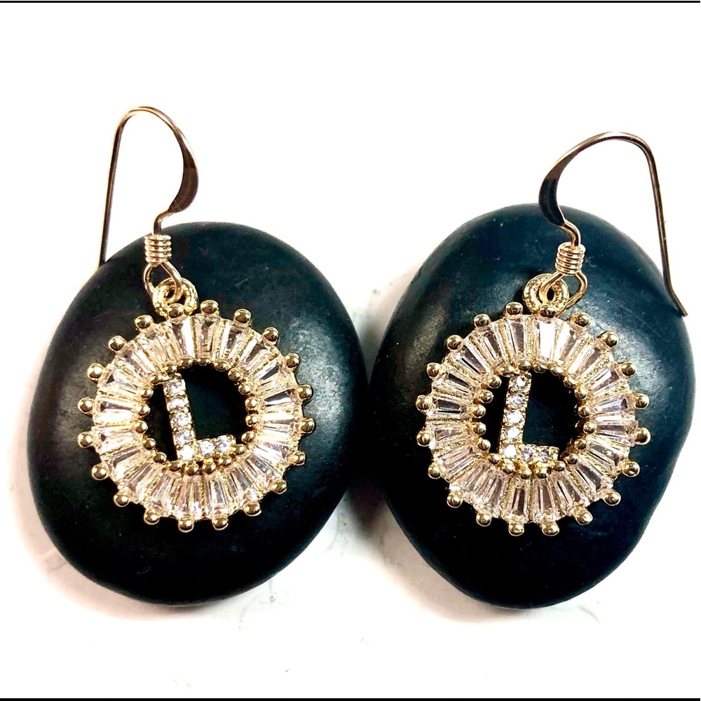 Initial L Earrings, Letter L, Personalized L, Boho - Picture 1 of 9